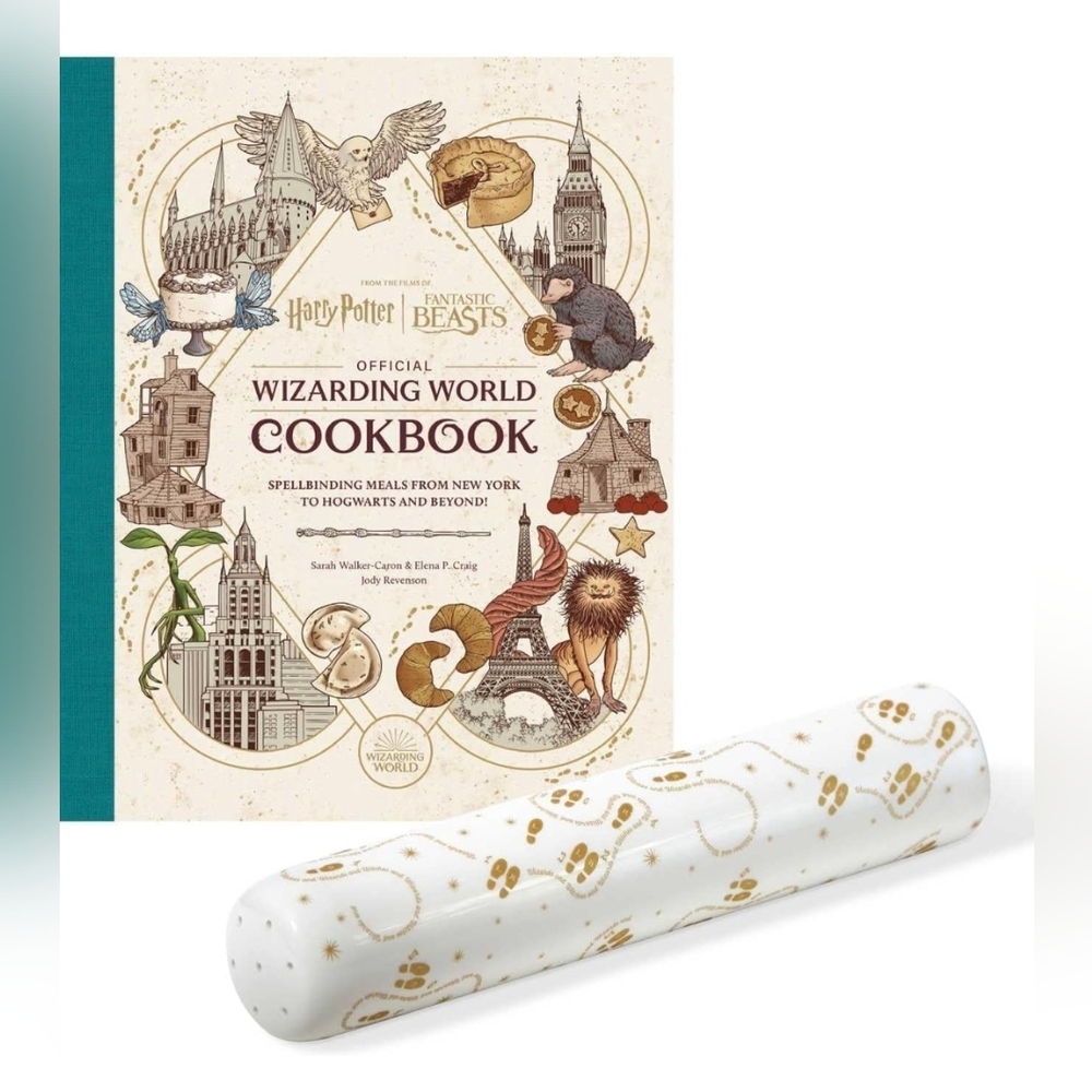 Wizarding World Cookbook with Rolling Pin